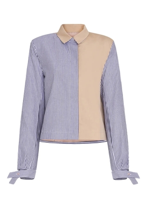 Gloria Coelho x Isabella Fiorentino striped shirt - Neutrals