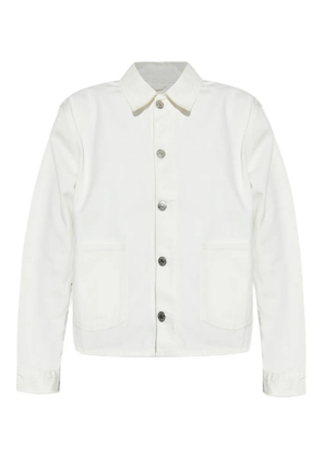 SAMSOE SAMSOE button-up utility jacket - White