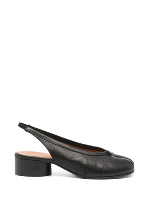 MM6 Maison Margiela Tabi leather pumps - Black