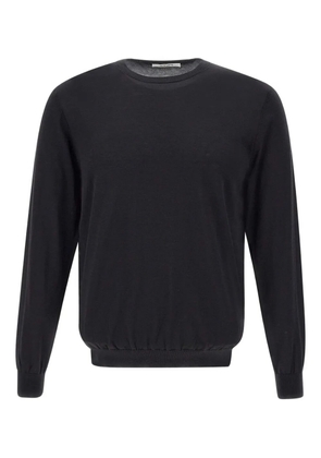 Kangra long-sleeved crew-neck sweater - Black