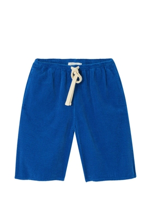 American Vintage corduroy drawstring shorts - Blue