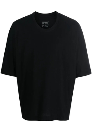 Homme Plissé Issey Miyake short-sleeve cotton T-shirt - Black