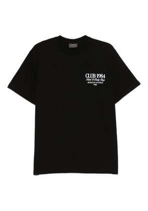 CLUB 1984 graphic-print T-shirt - Black