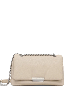 Armani Exchange logo-plaque cross body bag - Neutrals