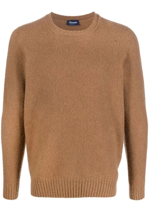 Drumohr crew-neck wool jumper - Brown
