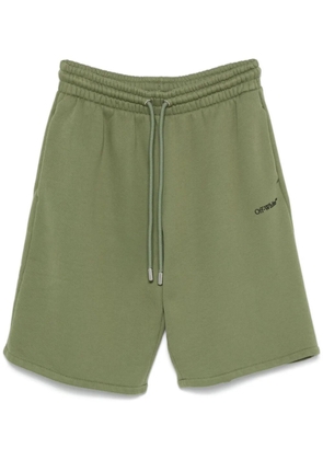 Off-White Arrows-motif shorts - Green