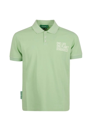 DSQUARED2 graphic polo shirt - Green
