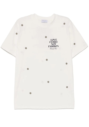 Family First graphic-print T-shirt - White