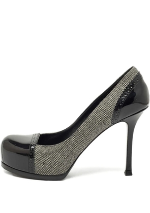 Saint Laurent Pre-Owned Patent leather platform pumps - Black