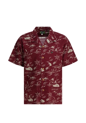 Montbell printed short-sleeve shirt - Red