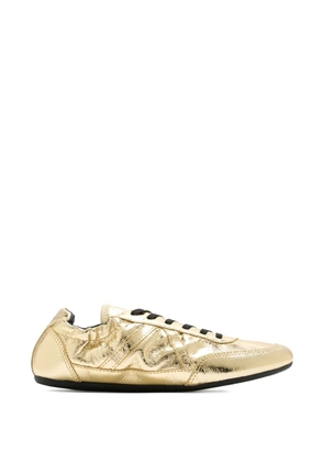Schutz panelled sneakers - Gold