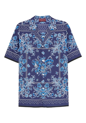 Gucci bandana-print shirt - Blue