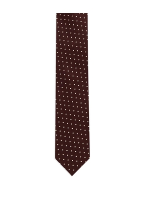 TOM FORD polka-dot silk tie - Red