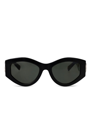 Gucci Eyewear geometric-frame sunglasses - Black