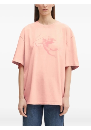 Fiorucci cupid-print T-shirt - Pink