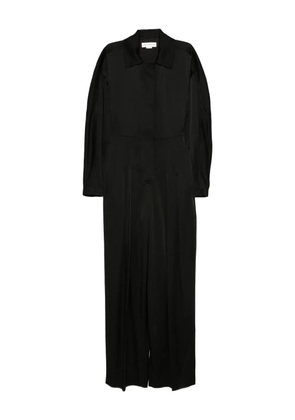 Victoria Beckham pleated cinched jumpsuit - Black