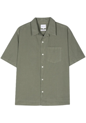 Norse Projects notch-collar short-sleeve shirt - Green