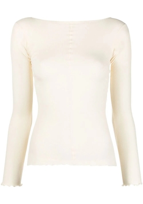 Baserange scallop edge sweater - Neutrals