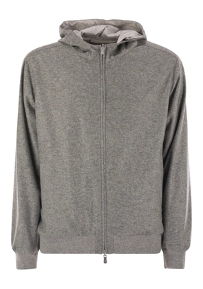 Fedeli reversible hooded jacket - Grey