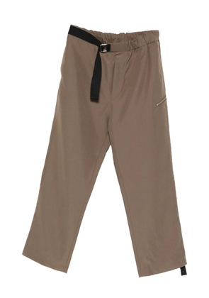 Peacemaker Oamc belted-waist side-pocket trousers - Brown