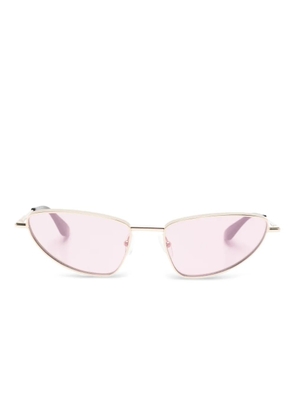 Alexander McQueen Eyewear cat eye-frame sunglasses - Gold