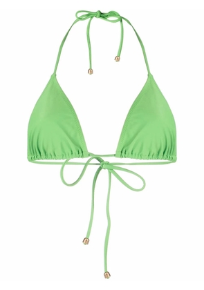 Nanushka halterneck bikini top - Green