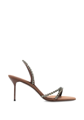 Paris Texas diamond strap sandals - Brown