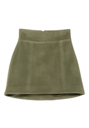 Vestiaire d'un Oiseau Libre high-waisted mini skirt - Green