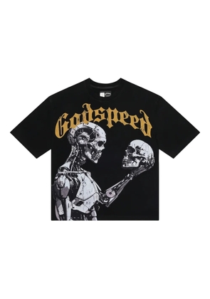 GODSPEED Mankind vs AI graphic-print T-shirt - Black