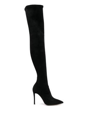 Casadei Julia 100mm above-knee boots - Black