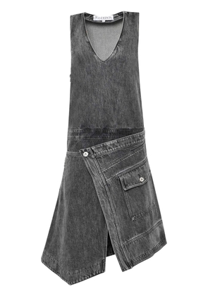 JW Anderson wrap sleeveless dress - Grey