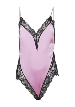 Fleur Du Mal Venus lace teddy - Purple