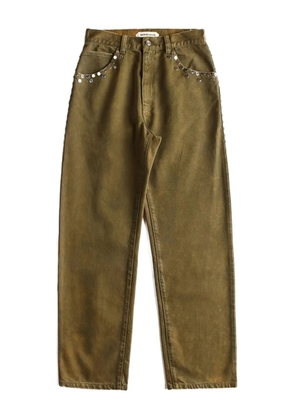 Namacheko studded detail jeans - Green