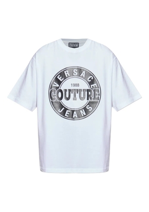 Versace Jeans Couture logo-print cotton t-shirt - White