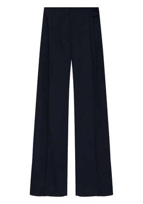 Emporio Armani pleat-detail palazzo pants - Blue