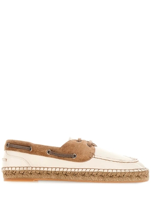 Brunello Cucinelli leather loafers - White