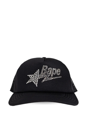 A BATHING APE® star-embellishment baseball cap - Black