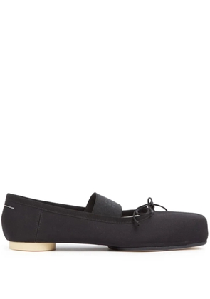 MM6 Maison Margiela Anatomic Numbers-motif ballerina shoes - Black