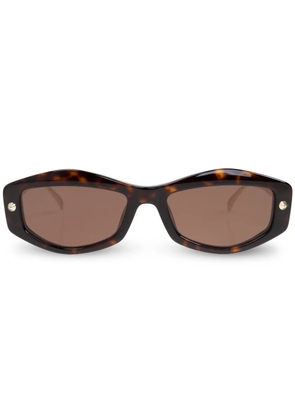 Alexander McQueen Eyewear Spike sunglasses - Brown
