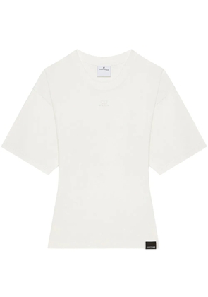 Courrèges appliqué T-shirt - White