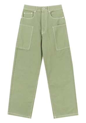 Kenzo Elephant Flag 'Green' cargo pants