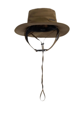 DSQUARED2 logo-embroidered hat - Green