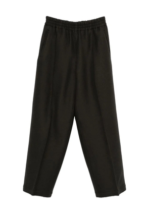 AMI Paris elasticated-waist wool trousers - Grey