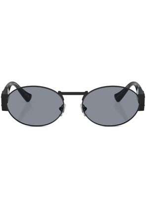 Versace Eyewear Medusa oval-frame sunglasses - Black