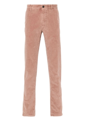 Incotex tapered corduroy trousers - Pink