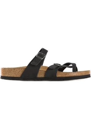 Birkenstock crisscross front buckled sandals - Black