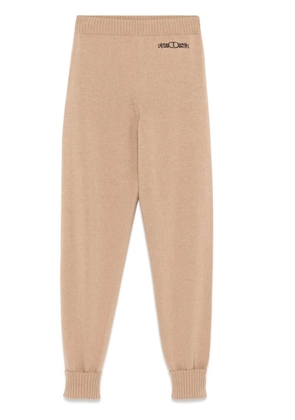 TWINSET logo-embroidered track pants - Brown