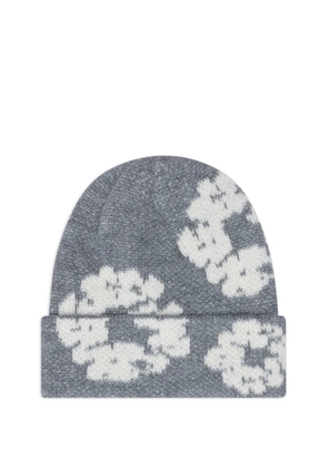 Denim Tears flower-print beanie - Grey