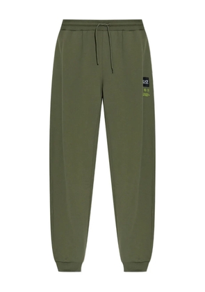 Ea7 Emporio Armani cotton track pants - Green