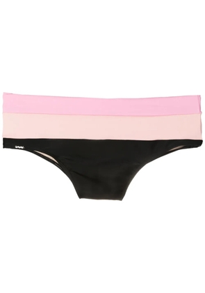 Amir Slama panelled swim trunks - Black